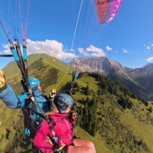Tandemflug vom Grubigstein